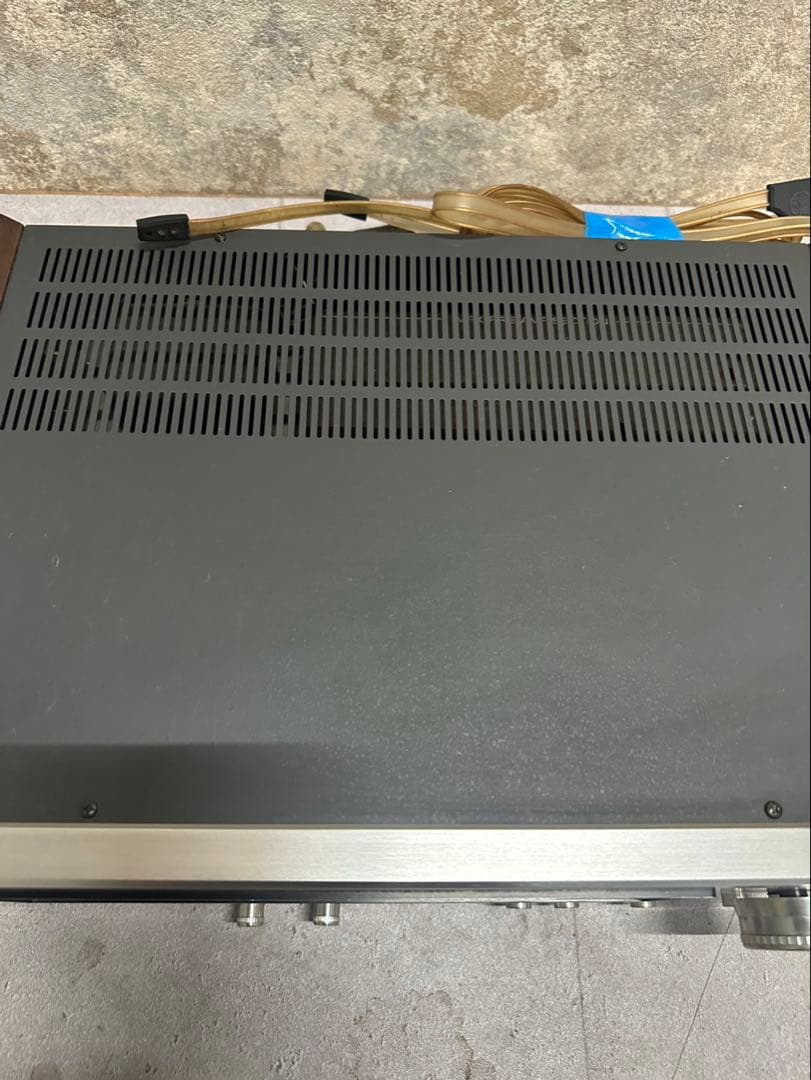 TRIO KT-9007 AM/FMステレオチューナー 木枠ビンテージ 取説付き