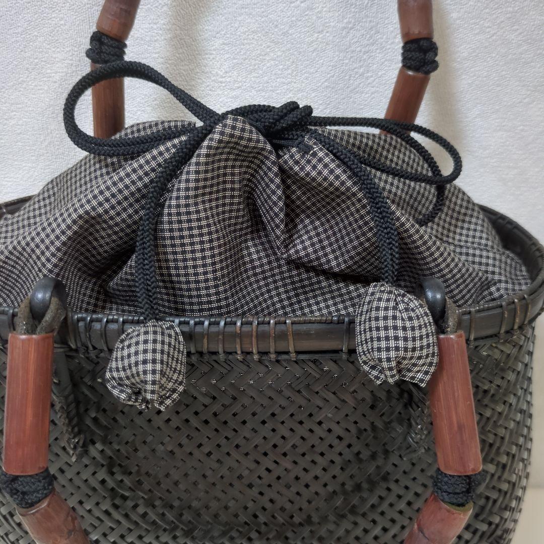 竹巧彩　竹かごバッグ