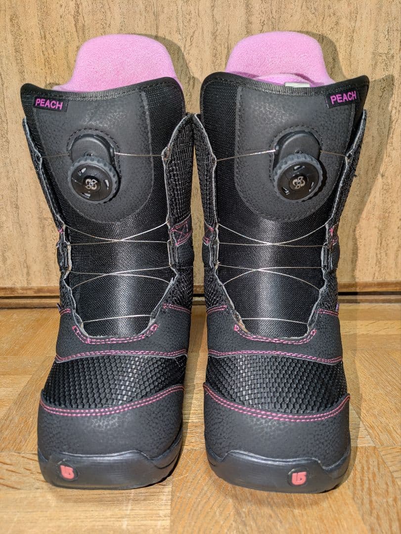 BURTON スノーボードブーツ PEACH BOA 女性用 ブラック/ピンク