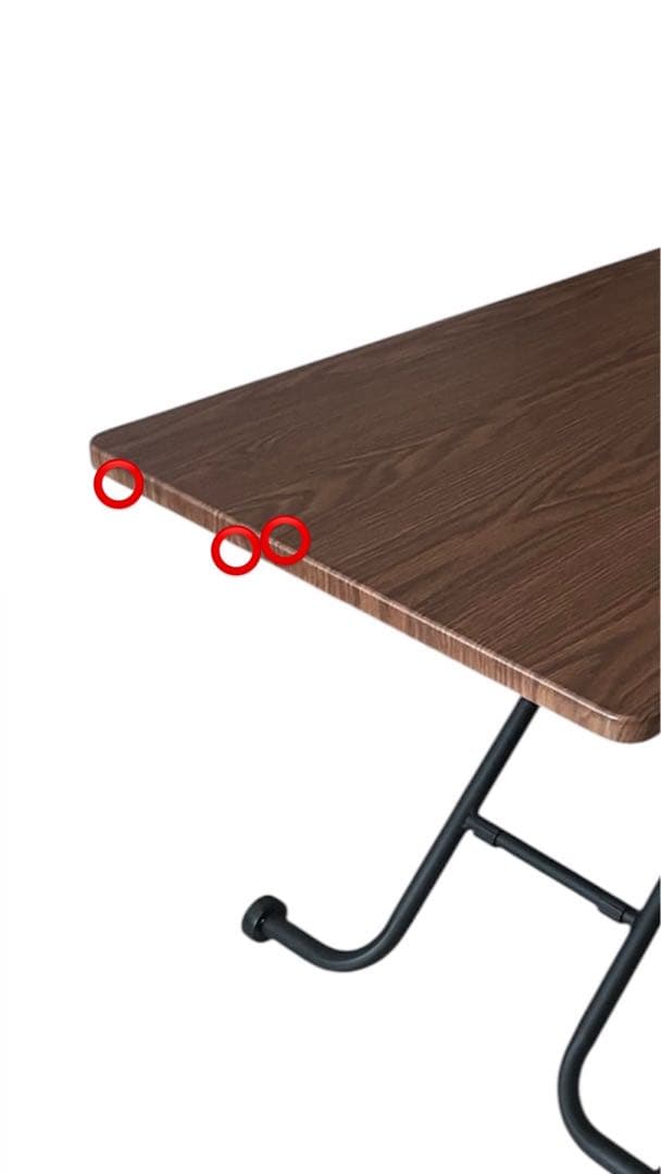 ニトリ 昇降テーブル ライザ ブラウンテーブル