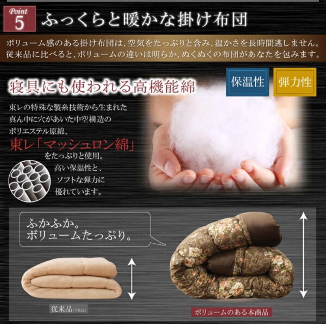 高級こたつ布団セット 国産　 新品未開封　長方形掛2点セット　90×150cm