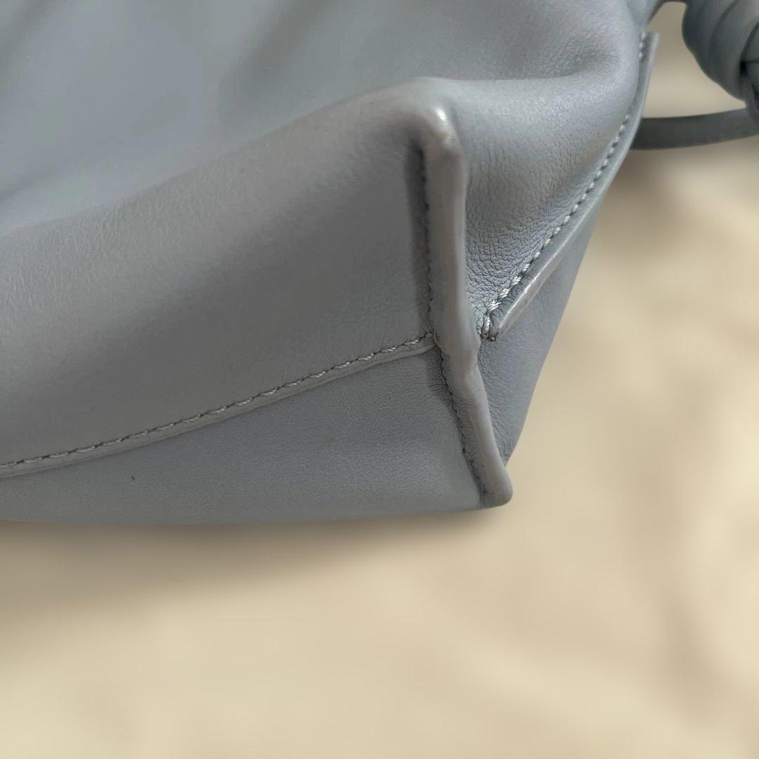 LOEWE フラメンコクラッチ ミニ ダスティーブルー 限定色 美品