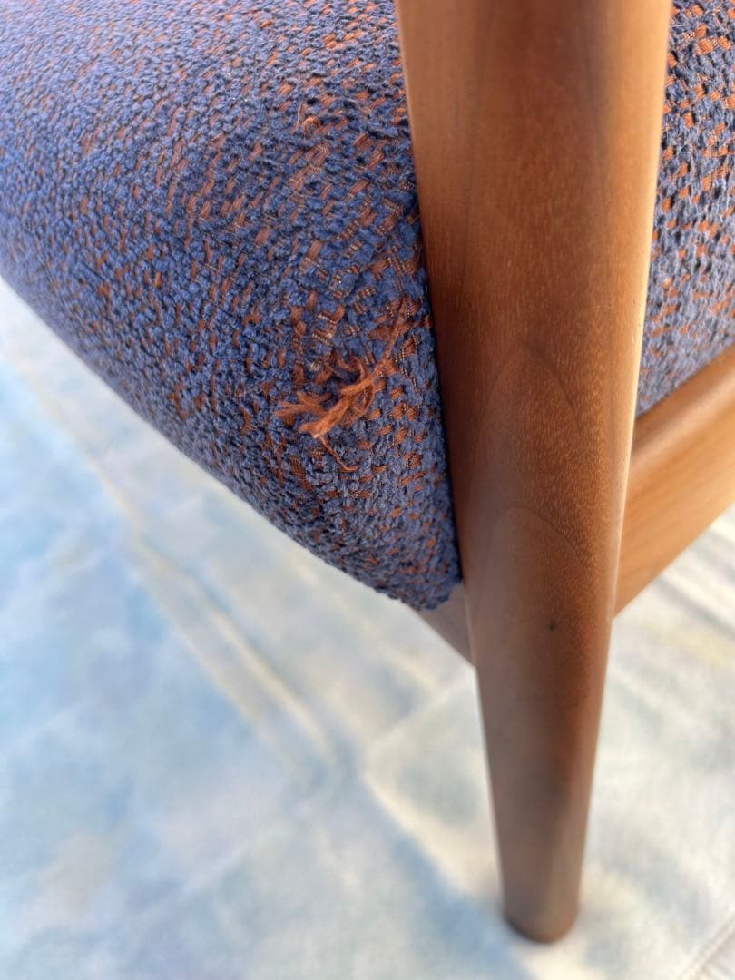 karimoku/カリモク 3人掛けソファ ネイビー