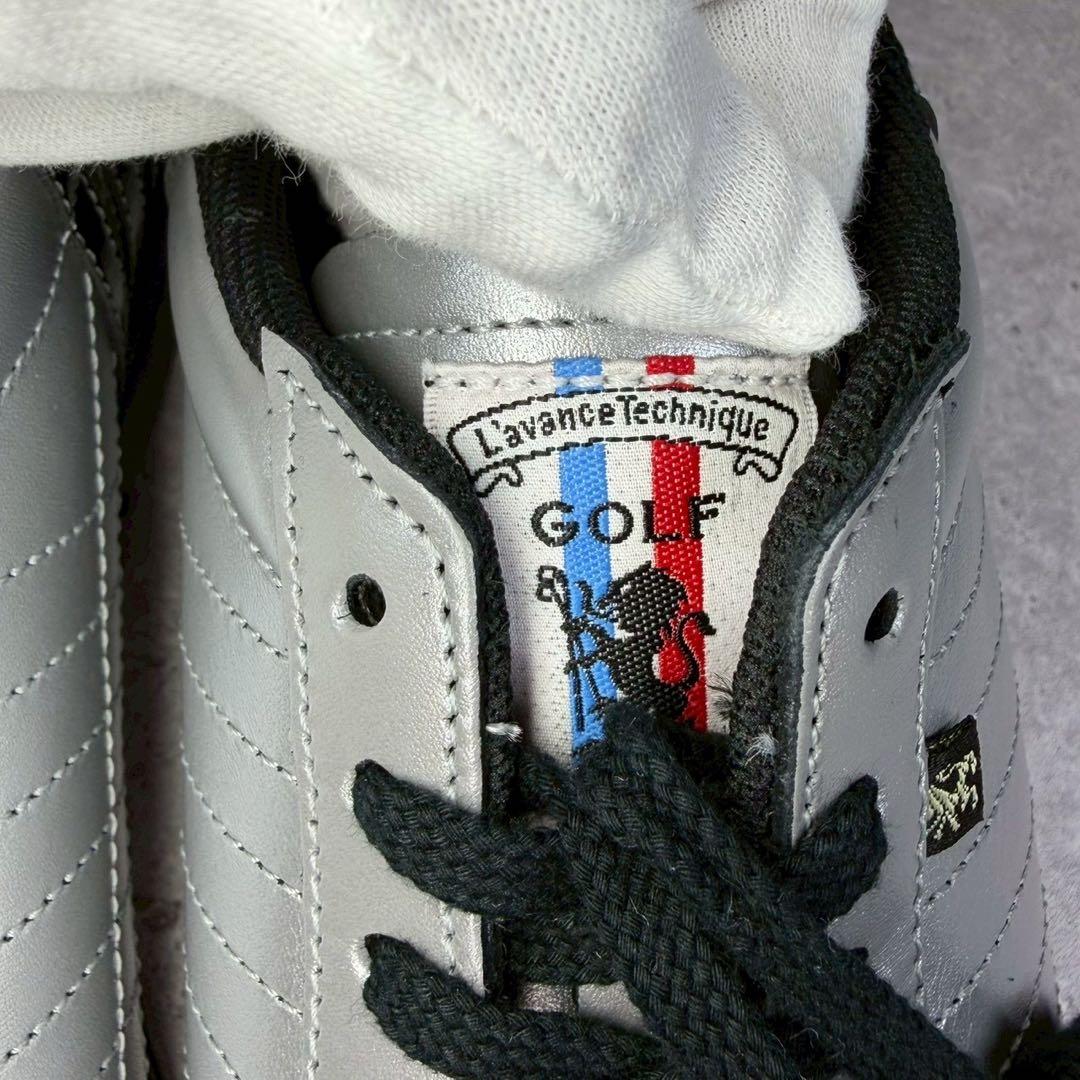 【箱付き 未使用級】PATRICK シルバー ゴルフシューズ G2204