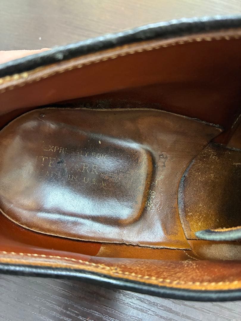 ALDEN オールデン　ストレートチップ　サイズ9D カーフ