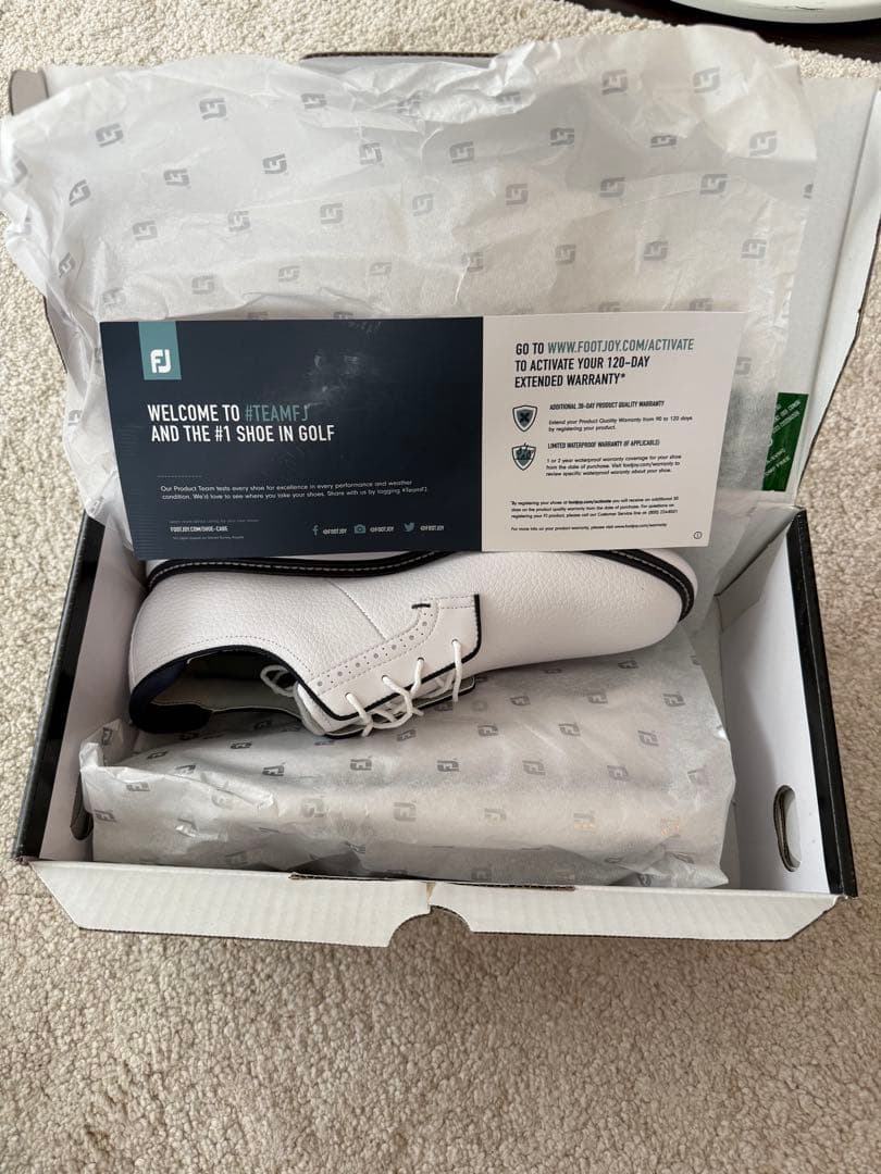 FJ ゴルフシューズ ホワイト　定価約2万円