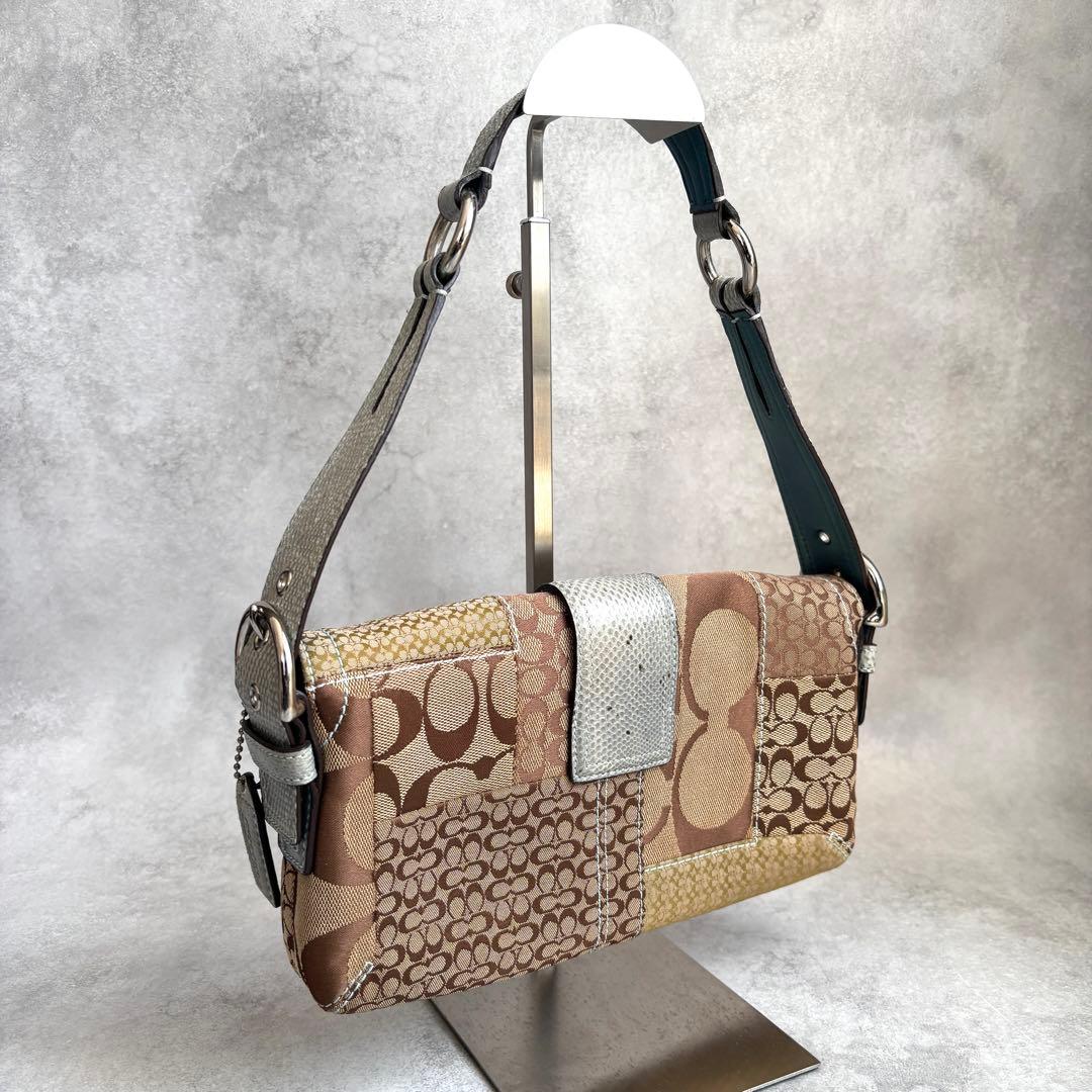 お値下げ済み!Coach Patchwork SohoFlap Shoulder