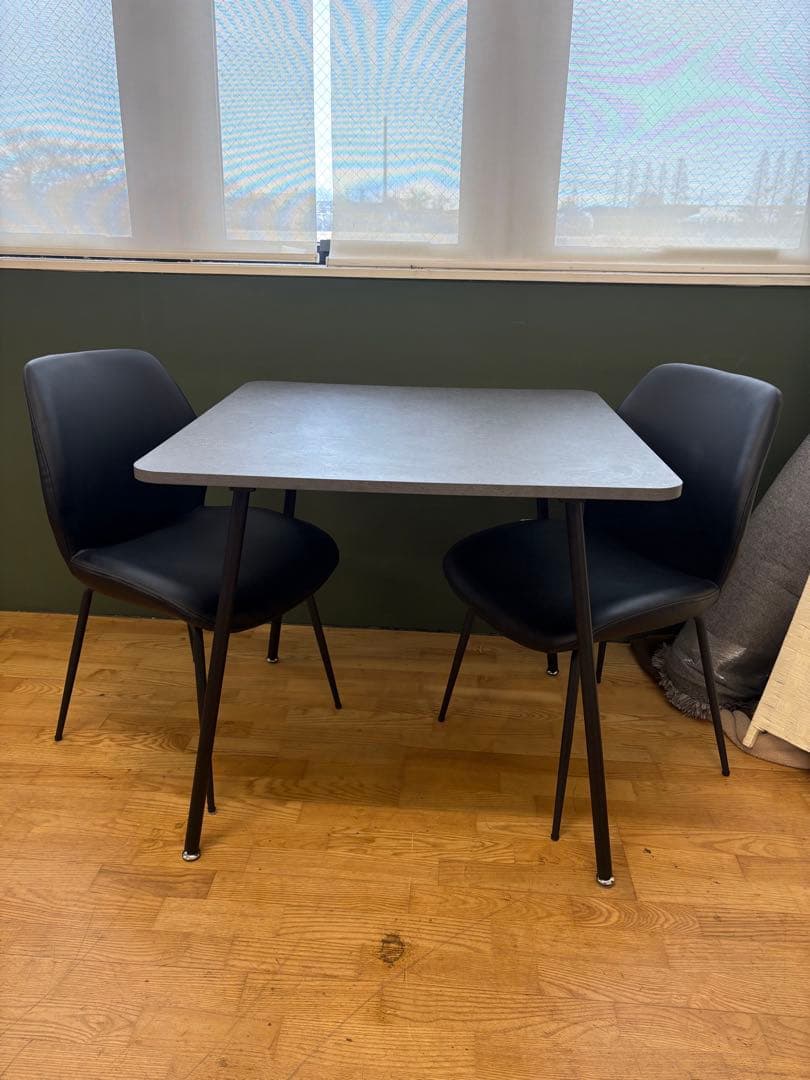 M087 ダイニング3点セット　ダイニングテーブル　テーブル　幅800mm