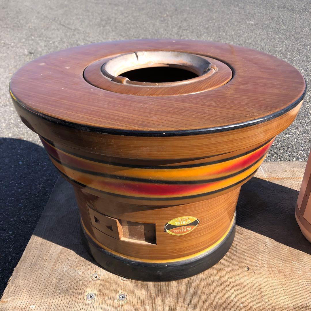 中古　昔ながらの♪　火鉢　練炭鉢　七輪　練炭コンロ　ミカワ特選品　16号