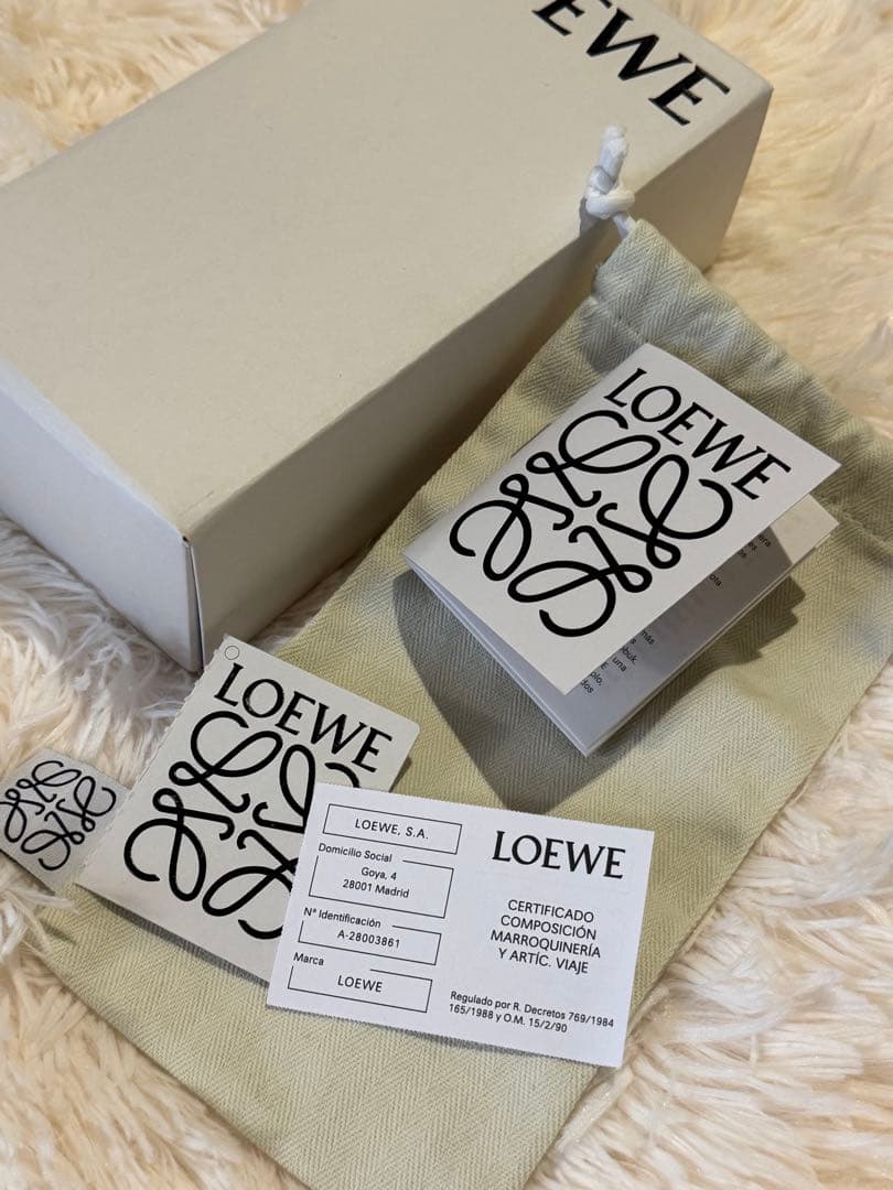 【美品】ロエベ LOEWE パンダ バッグチャーム