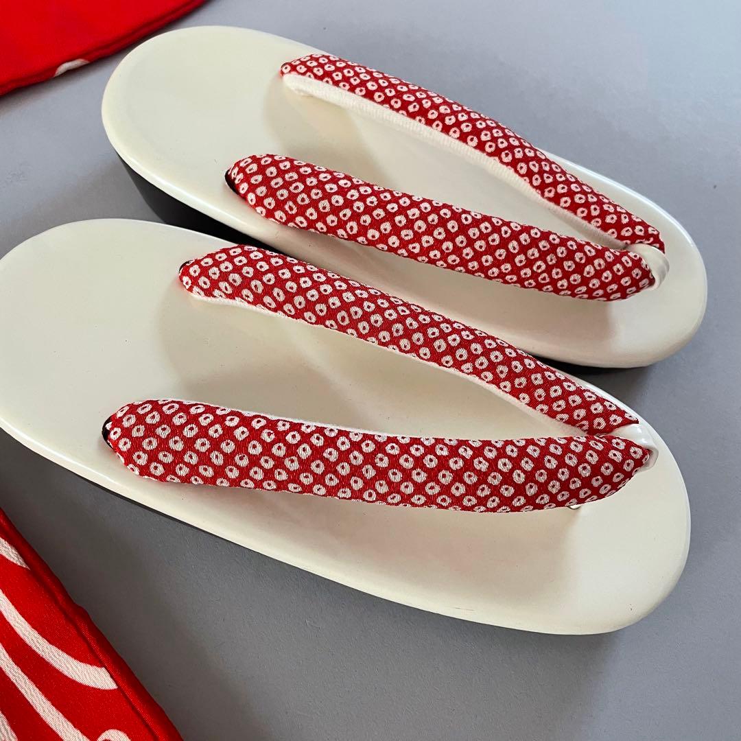 七五三　7歳　8歳　アンティークお着物セット