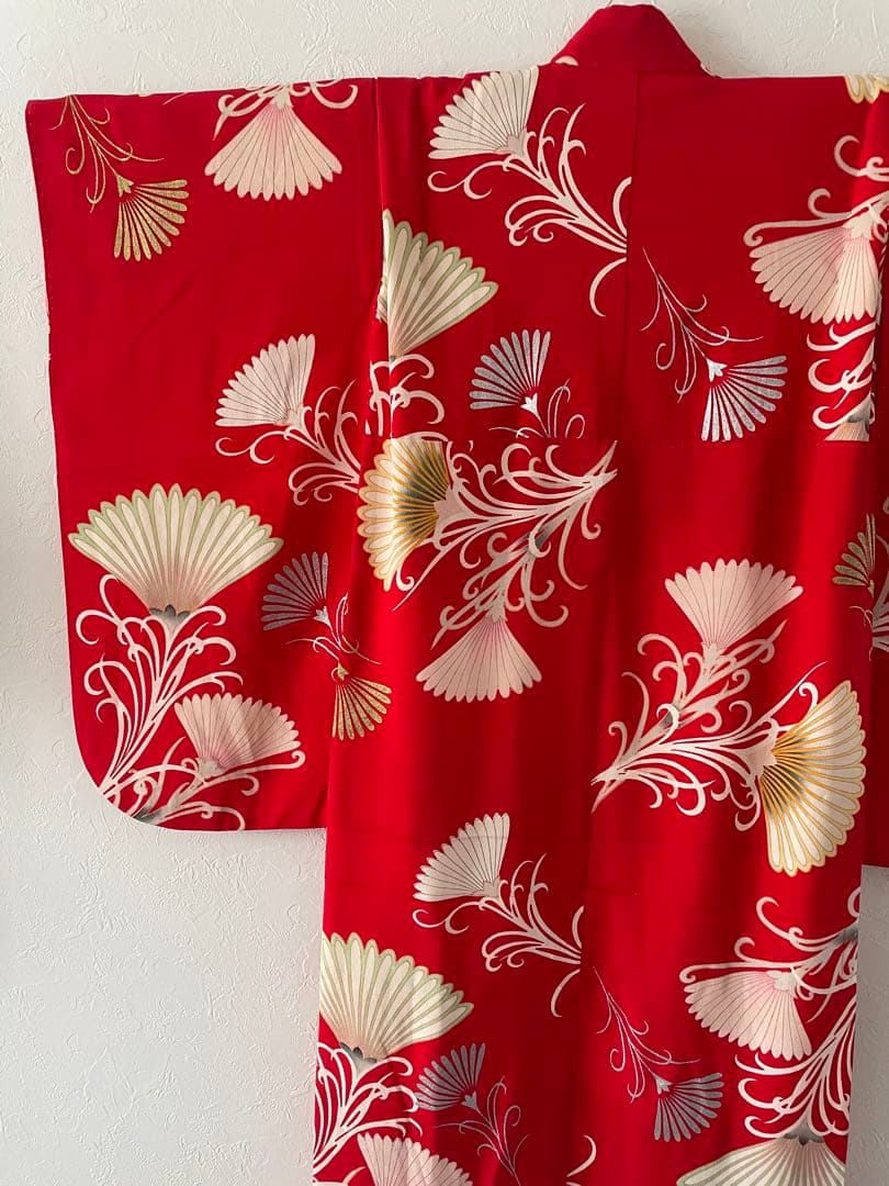 七五三　7歳　8歳　アンティークお着物セット