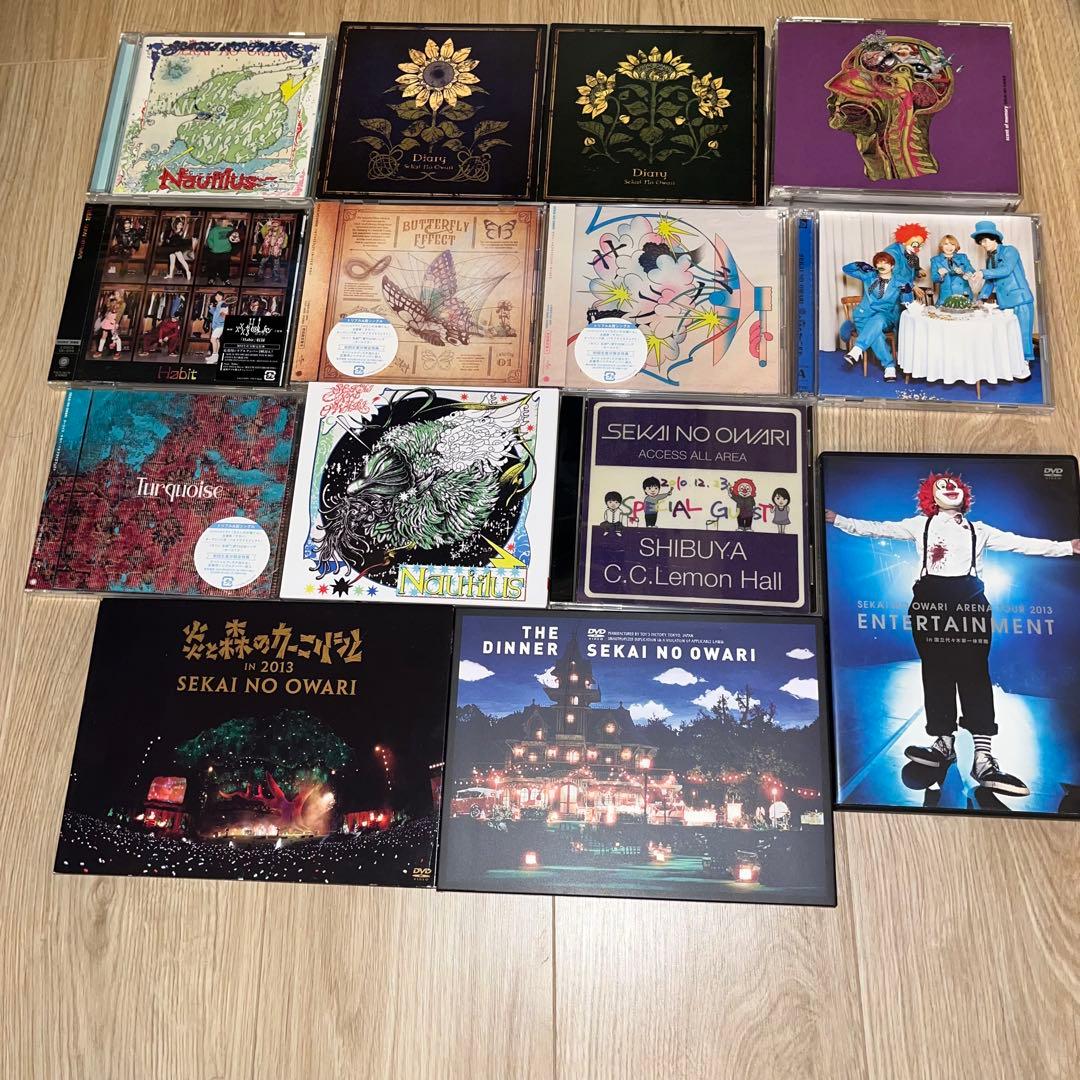 SEKAI NO OWARI CD DVD ライブ まとめ売り