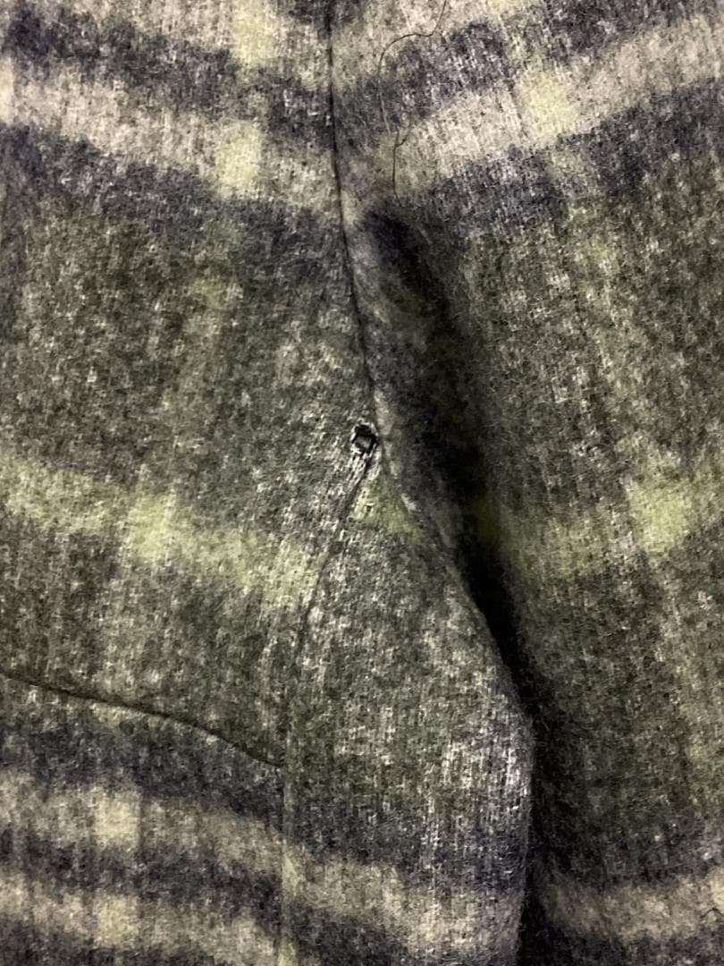 BURBERRY LONDON バーバリーロンドン ウール ステンカラーコート緑