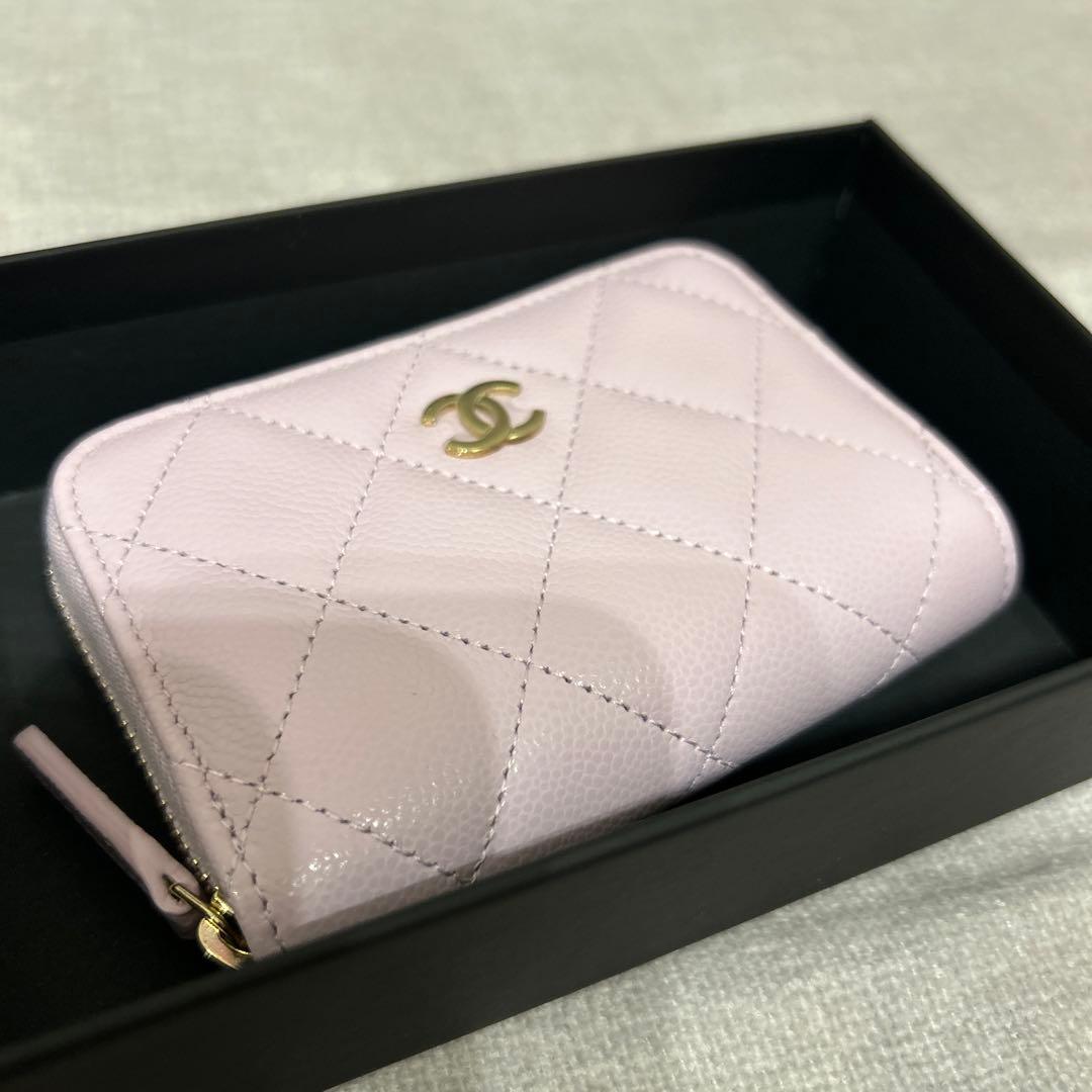 ★新品未使用★ CHANEL シャネル ジップパース ピンク