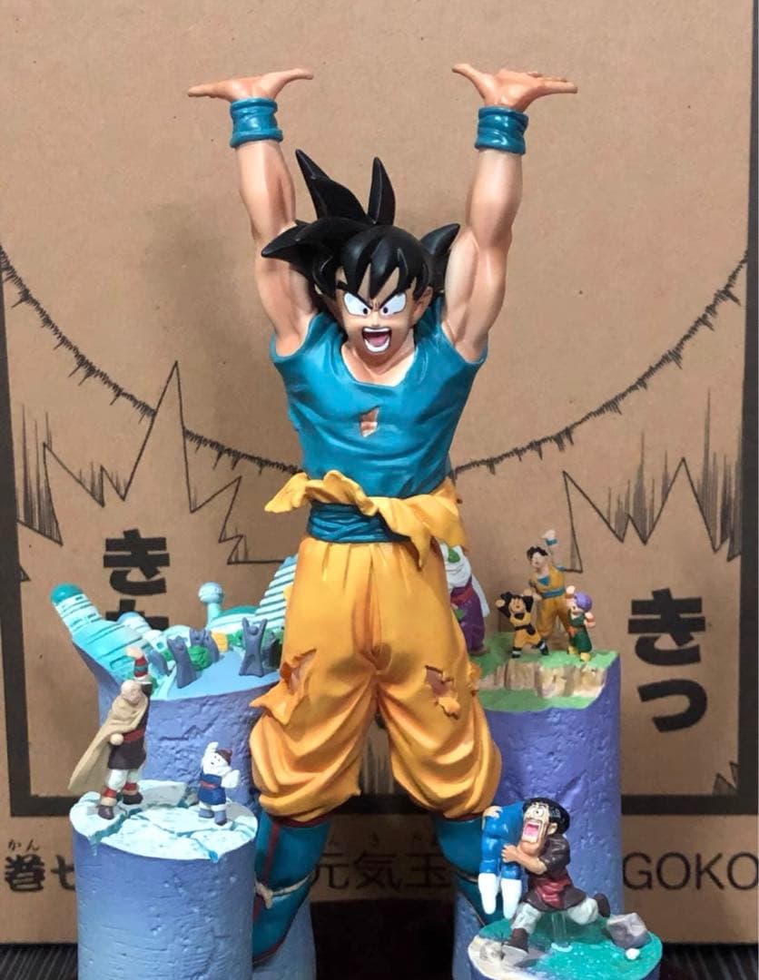 ドラゴンボール　悟空　元気玉　ジオラマ フィギュア　ガレージキット