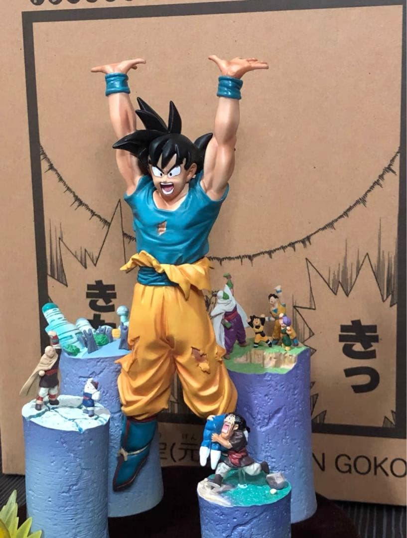 ドラゴンボール　悟空　元気玉　ジオラマ フィギュア　ガレージキット