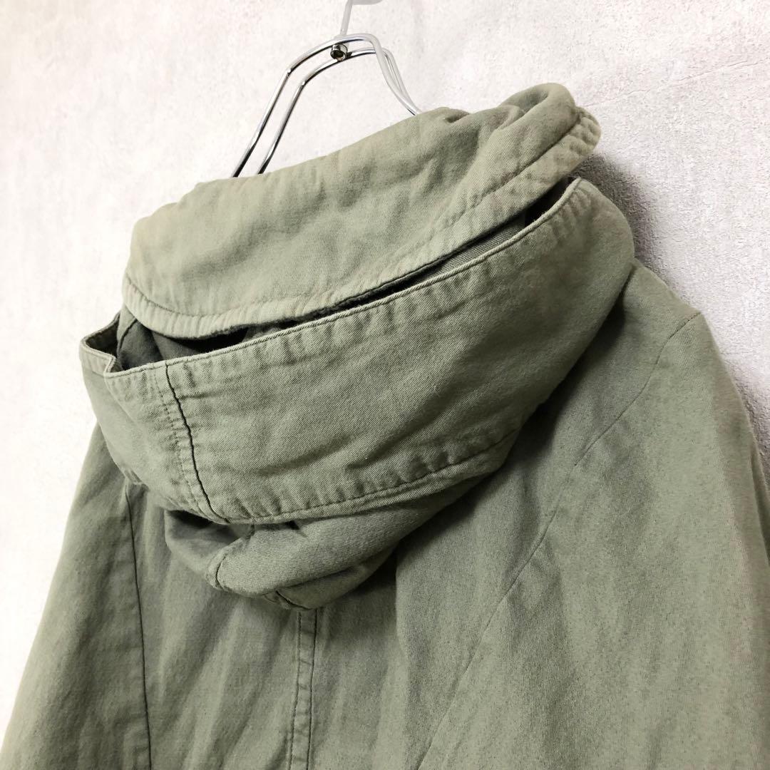 LIMI feu リミフゥ ミリタリーコート カーキ