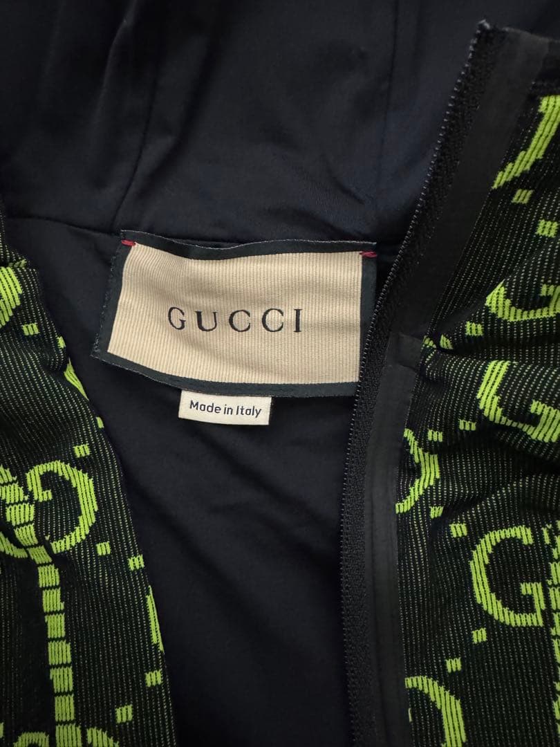 GUCCI GGロゴフード付きジャージ