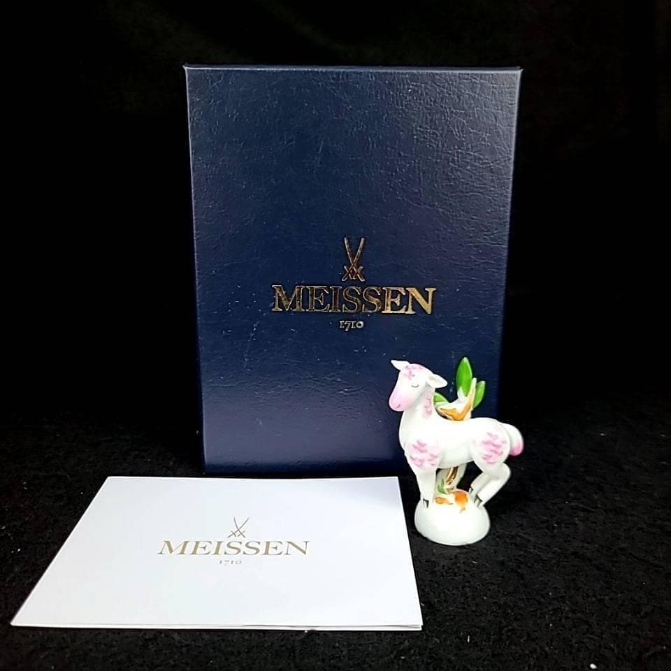 ◇美品◇マイセン　干支 置物 ひつじ　未年　箱つき　羊 1