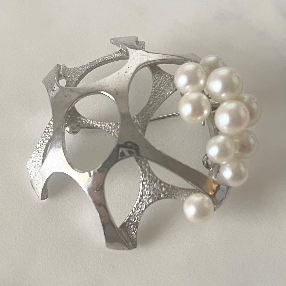 美品✨田崎真珠 TASAKI タサキ アコヤ真珠 パール ブローチ コサージュ