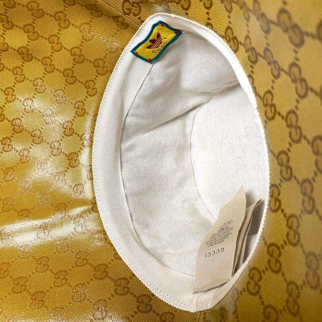 【未使用・訳あり】adidas GUCCI バケットハット　帽子　M 57cm