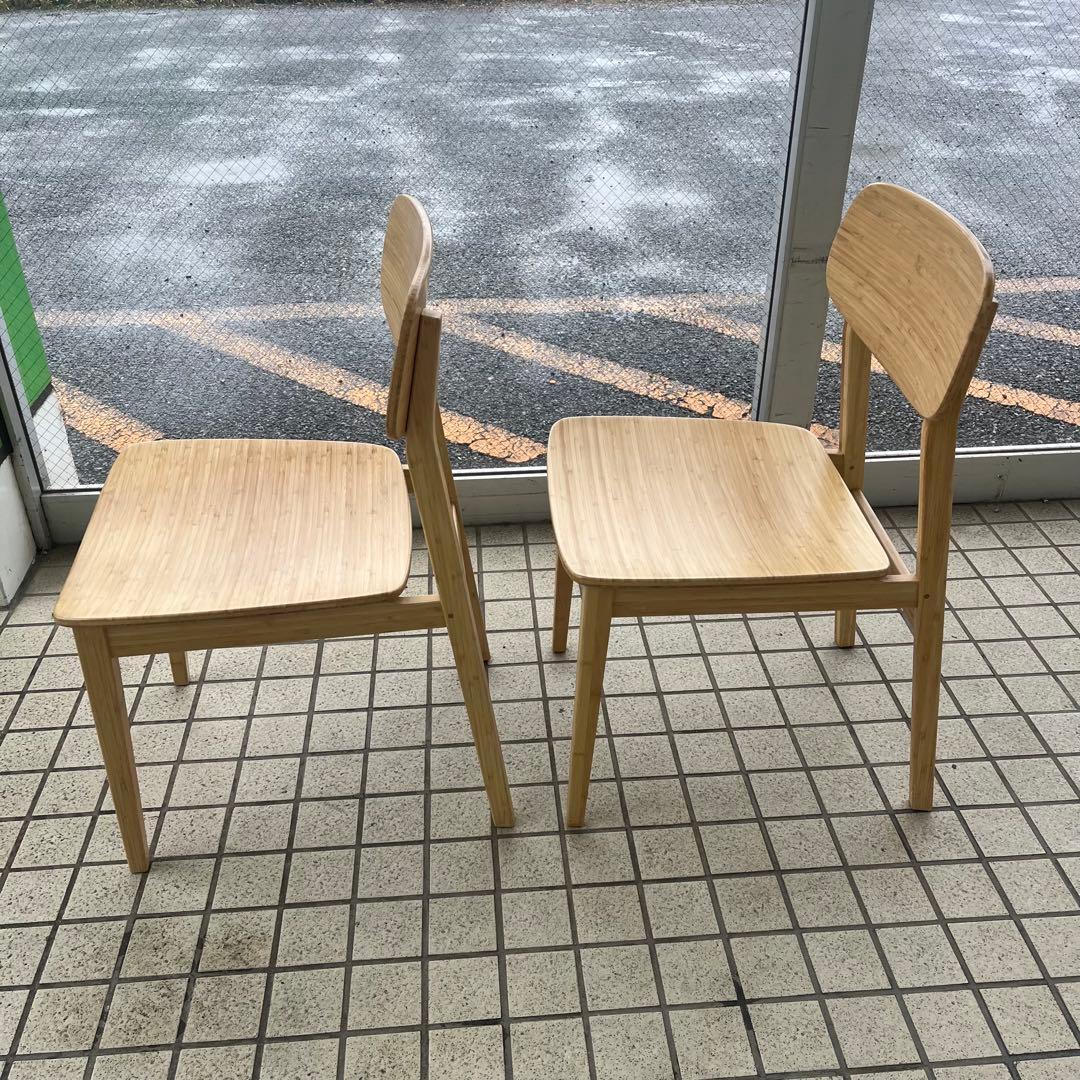Greenington バンブーダイニングチェア 2脚セット コストコ