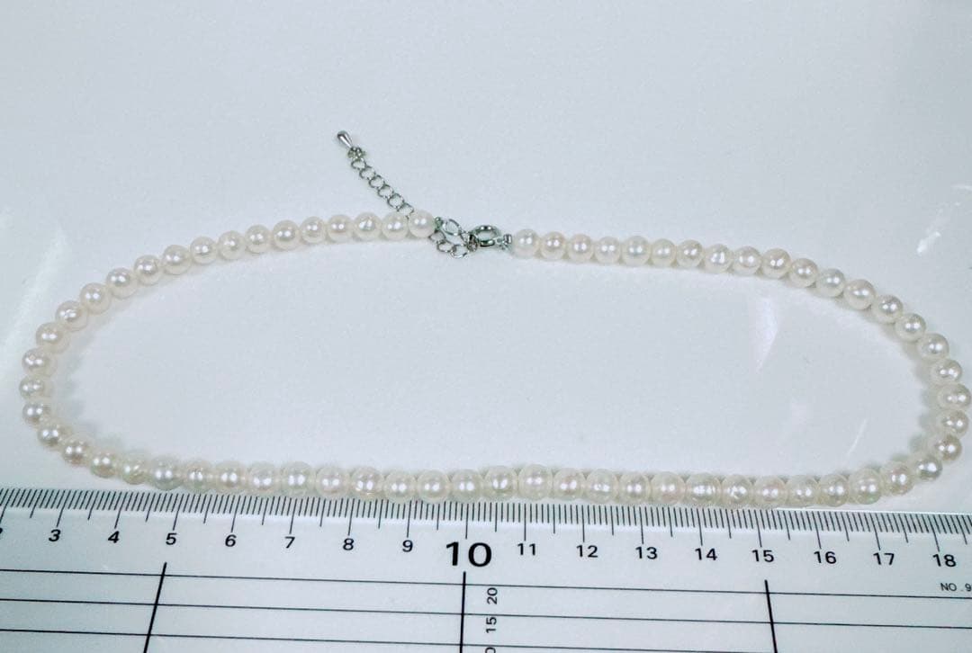 淡水パールバロックネックレスNO25-1055