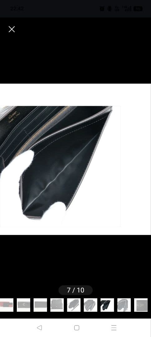 Cartier ブラック 長財布