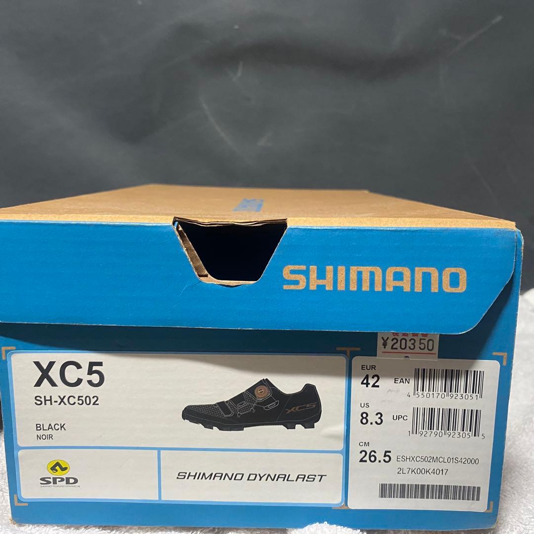 SHIMANO XC5 シューズ 42 ブラック