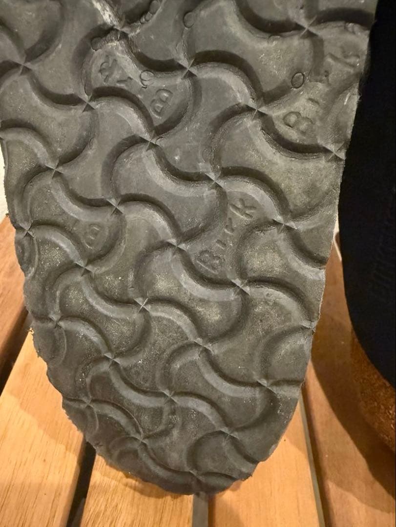 BIRKENSTOCK ボストン ブラック スエード 42/270