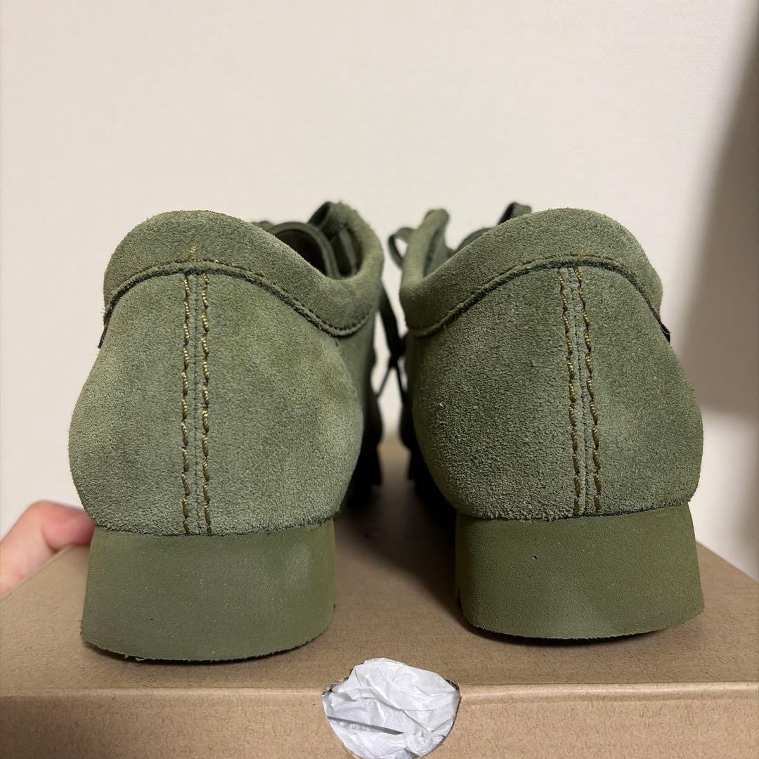 クラークス ワラビー GTX LodenGreen US7.5 25cm 極美品