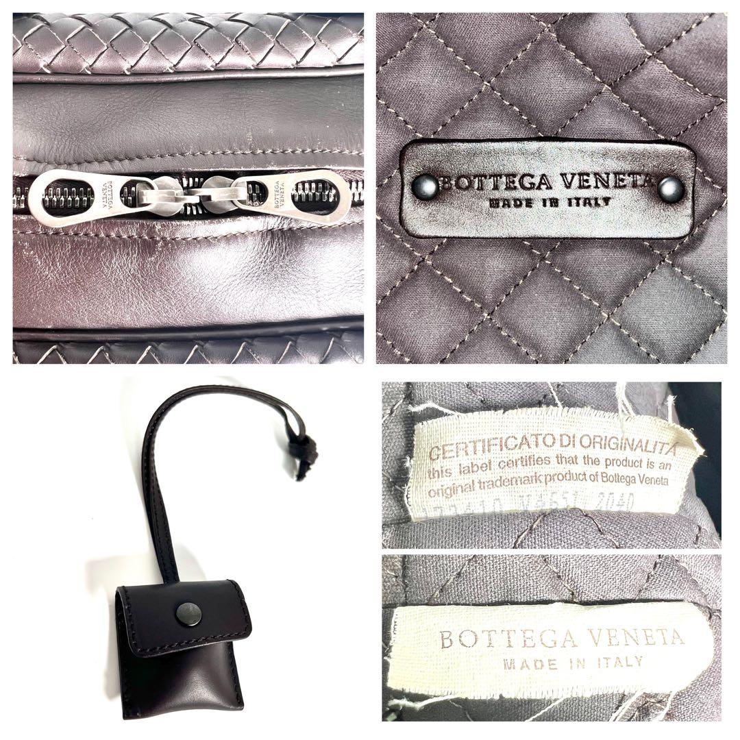 美品 ボッテガヴェネタ ビジネスバッグ イントレチャート ブラウン レザー