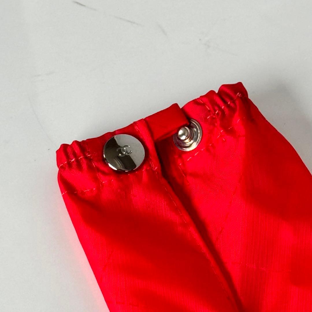 【希少】シャネル　マトラッセ　ココマーク　傘　レッド