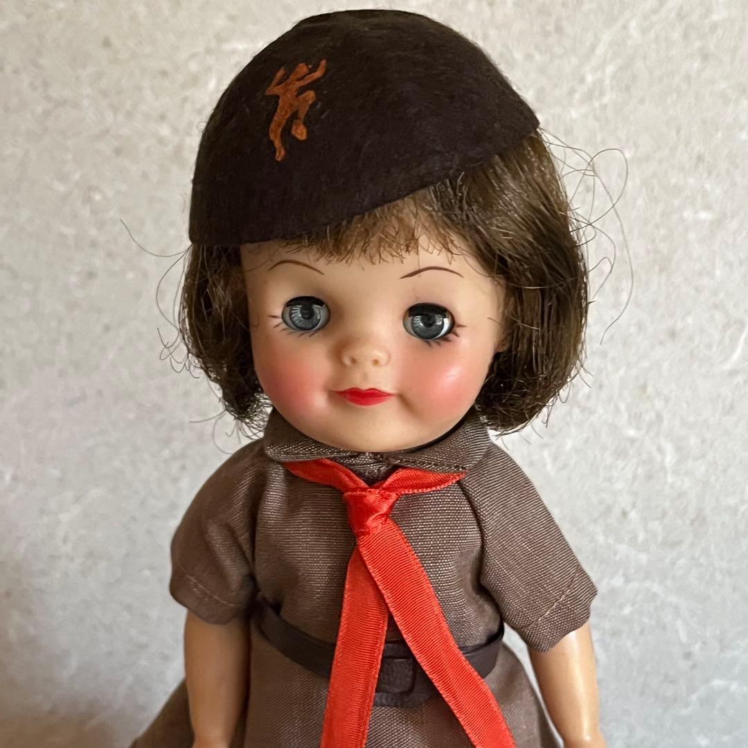 ビンテージ エファンビー ガール スカウト ドール ブラウン effanbee