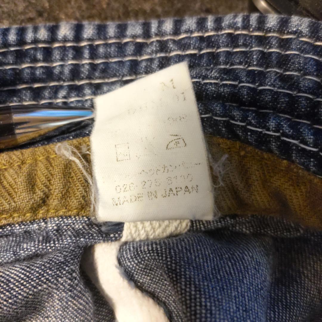 The Flat Head　デニムのバケット(サファリ)ハット　Ｍサイズ　日本製