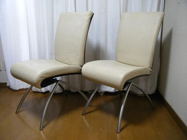 あ24■最高峰 Rolf Benz レザーチェア ロルフベンツ 2脚