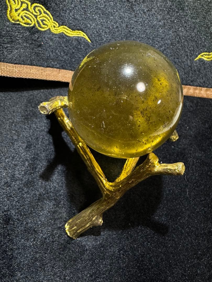 谷 大玉 ブラックリビアングラス 丸玉