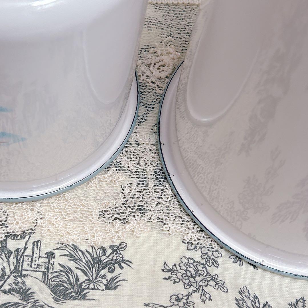 レア❣️imane ア ターブル ツールススタンド2個セット琺瑯 バラ雑貨 イマン