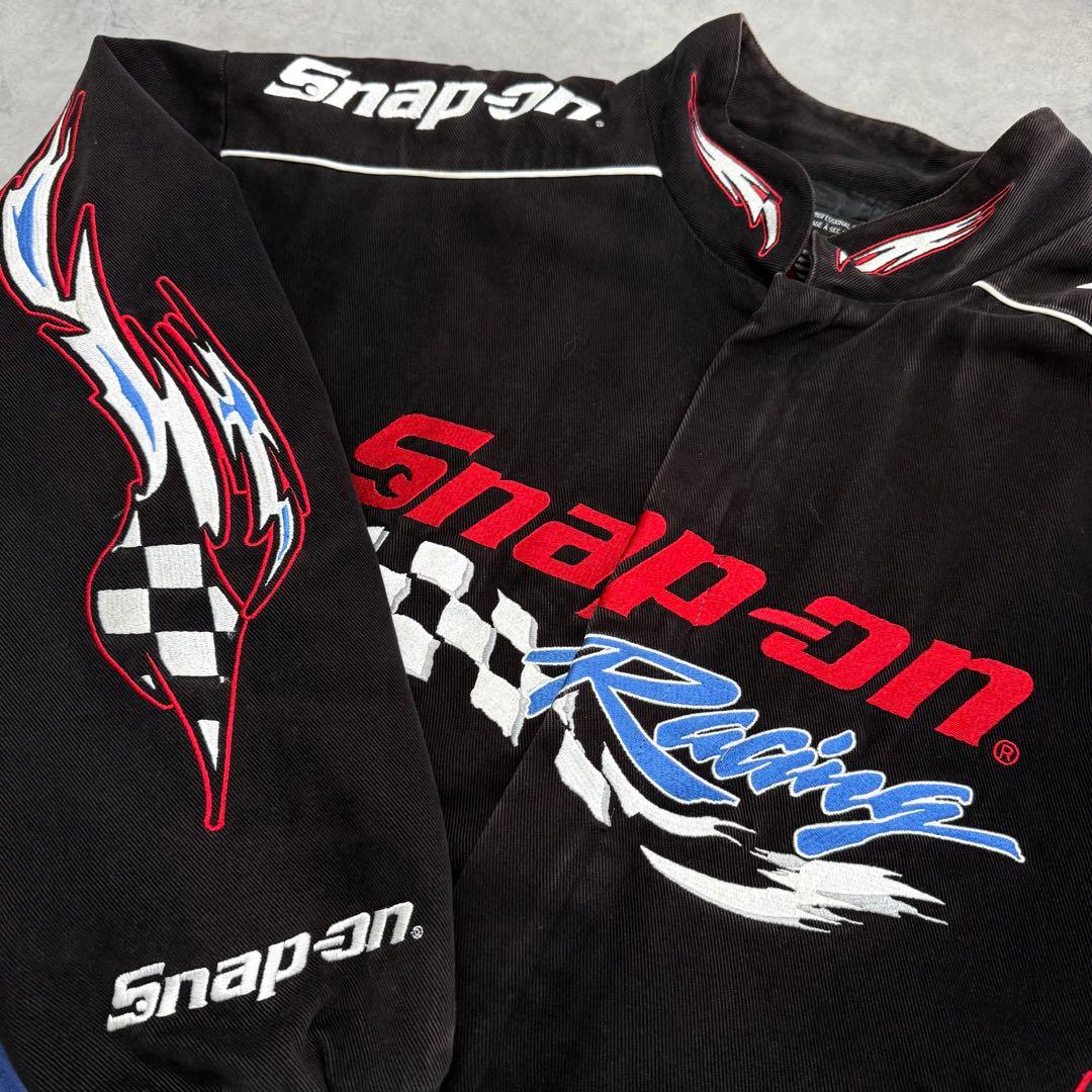 CHOKO Snap-on スナップオン 刺繍レーシングジャケット L