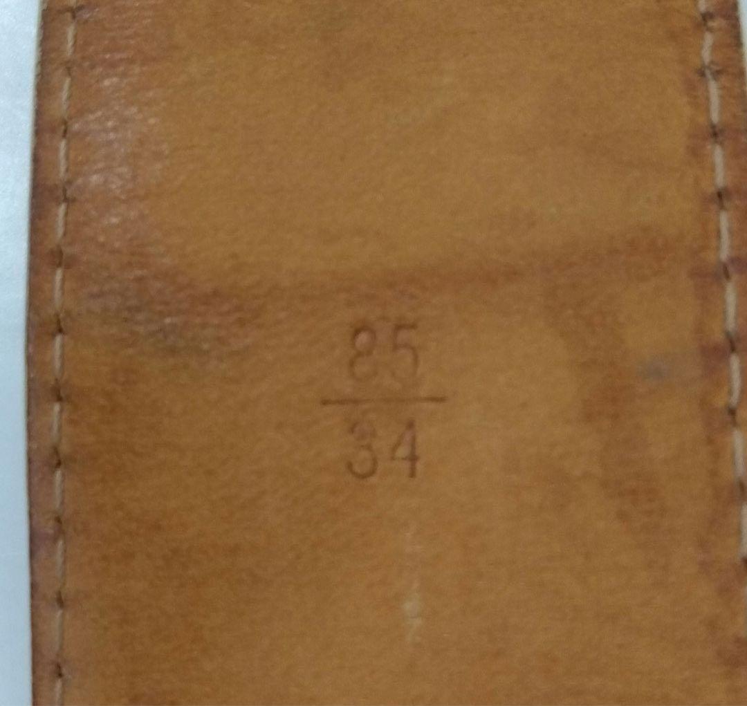 EV39 ルイヴィトン ダミエアズール サンチュール ベルト 85サイズ