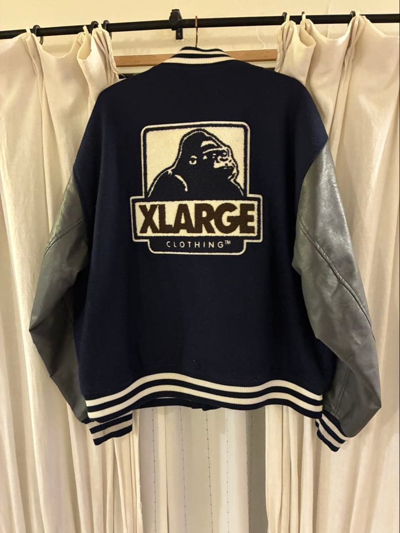 ⭐️XLARGE スタジャン ネイビー　X L