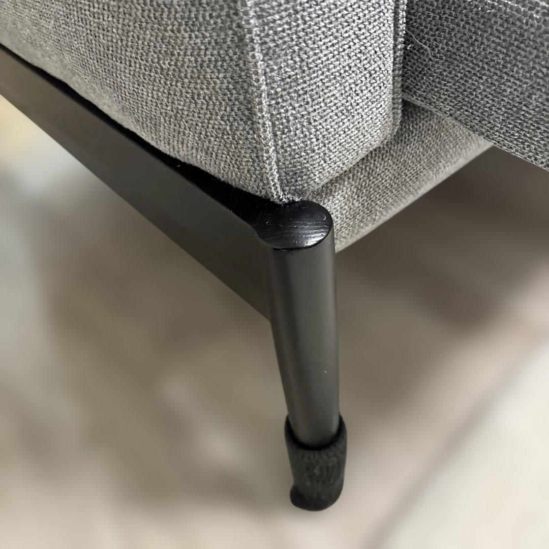 2人掛けソファ グレー 椅子 家具 送料込み