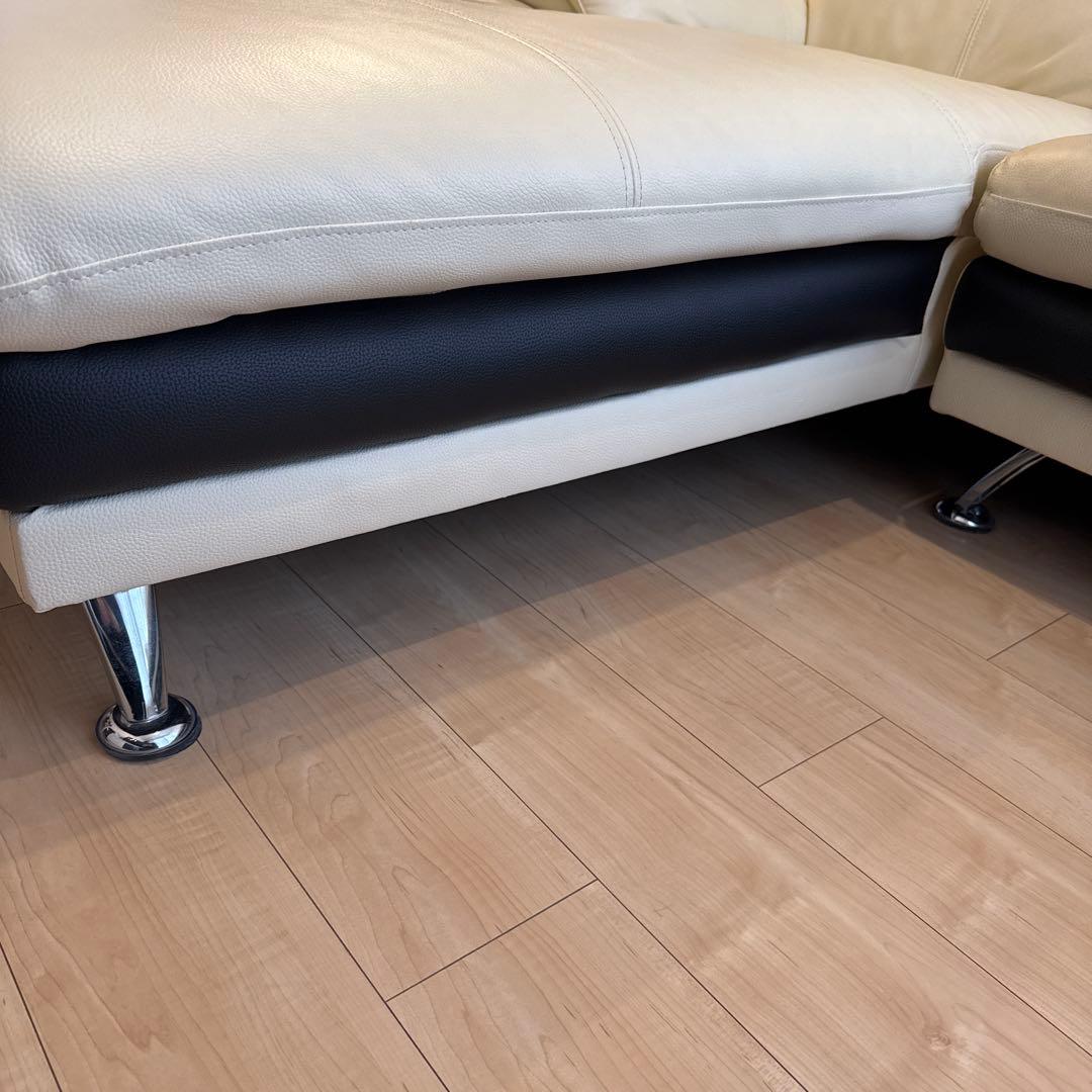 コーナーソファ　L字型ソファ 合成皮革