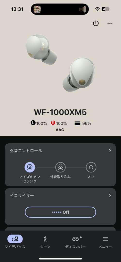 ピーピ ワイヤレスイヤホン WF-1000XM5（S） プラチナシルバー