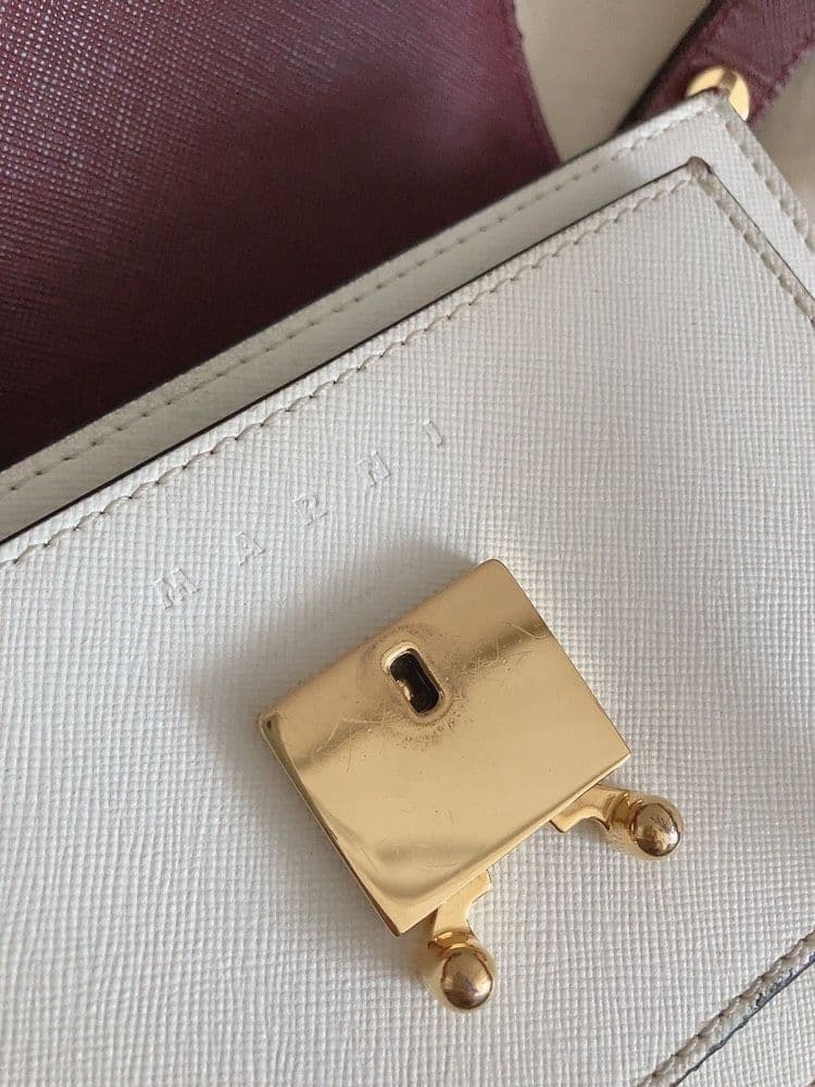 MARNI　マルニ　TRUNK BAGトランクミニ　レザー　ショルダーバッグ