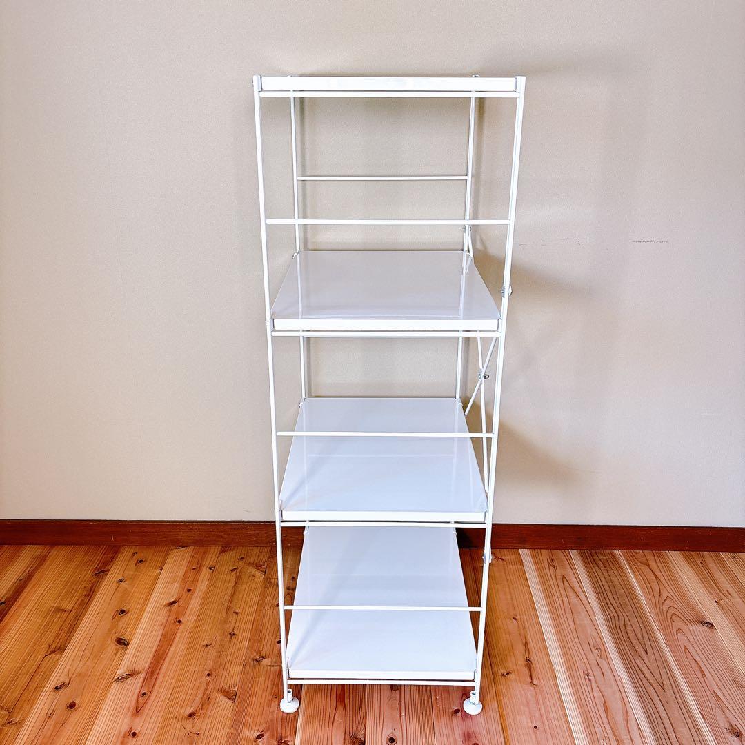 【良品】 無印良品 スチールユニットシェルフ スチール棚セット 中 ライトグレー