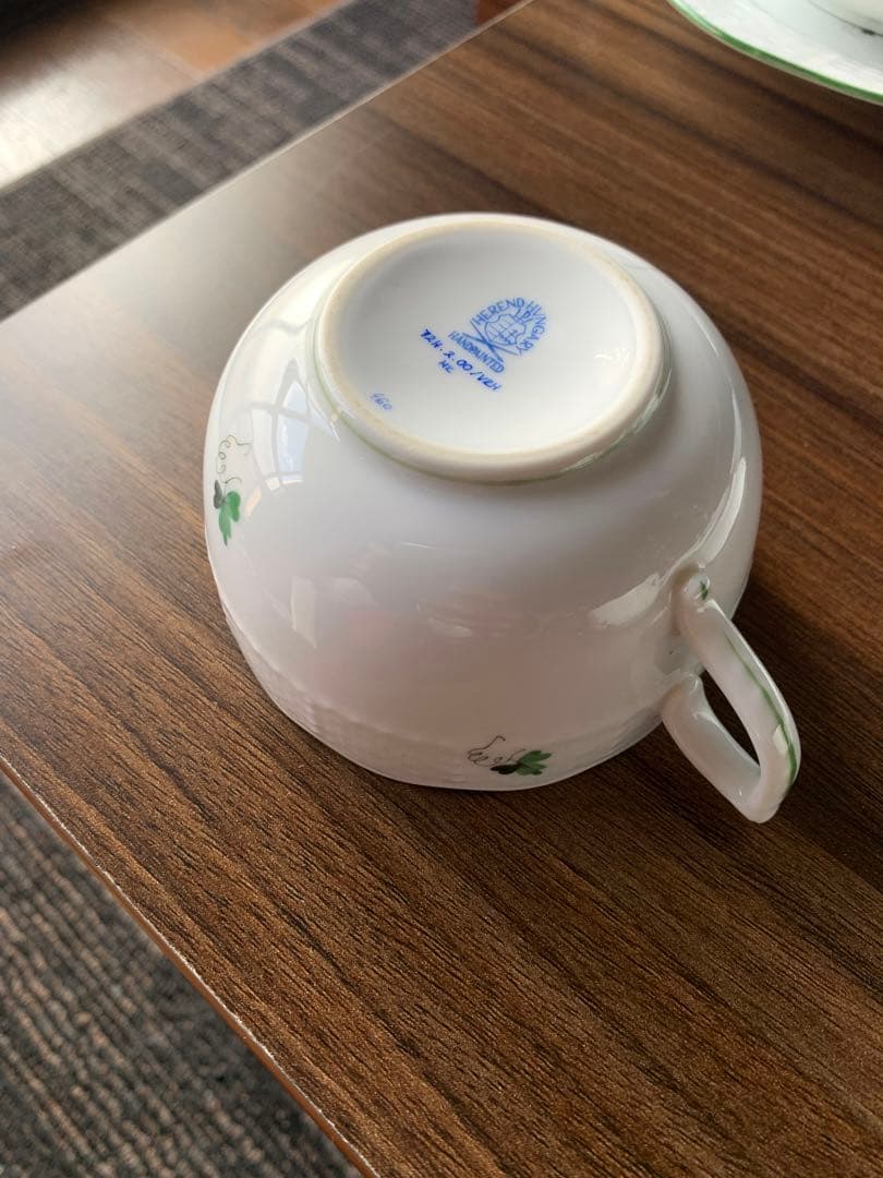 【値下げ可】HEREND ウィーンの薔薇　プレート5枚&カップアンドソーサー5客