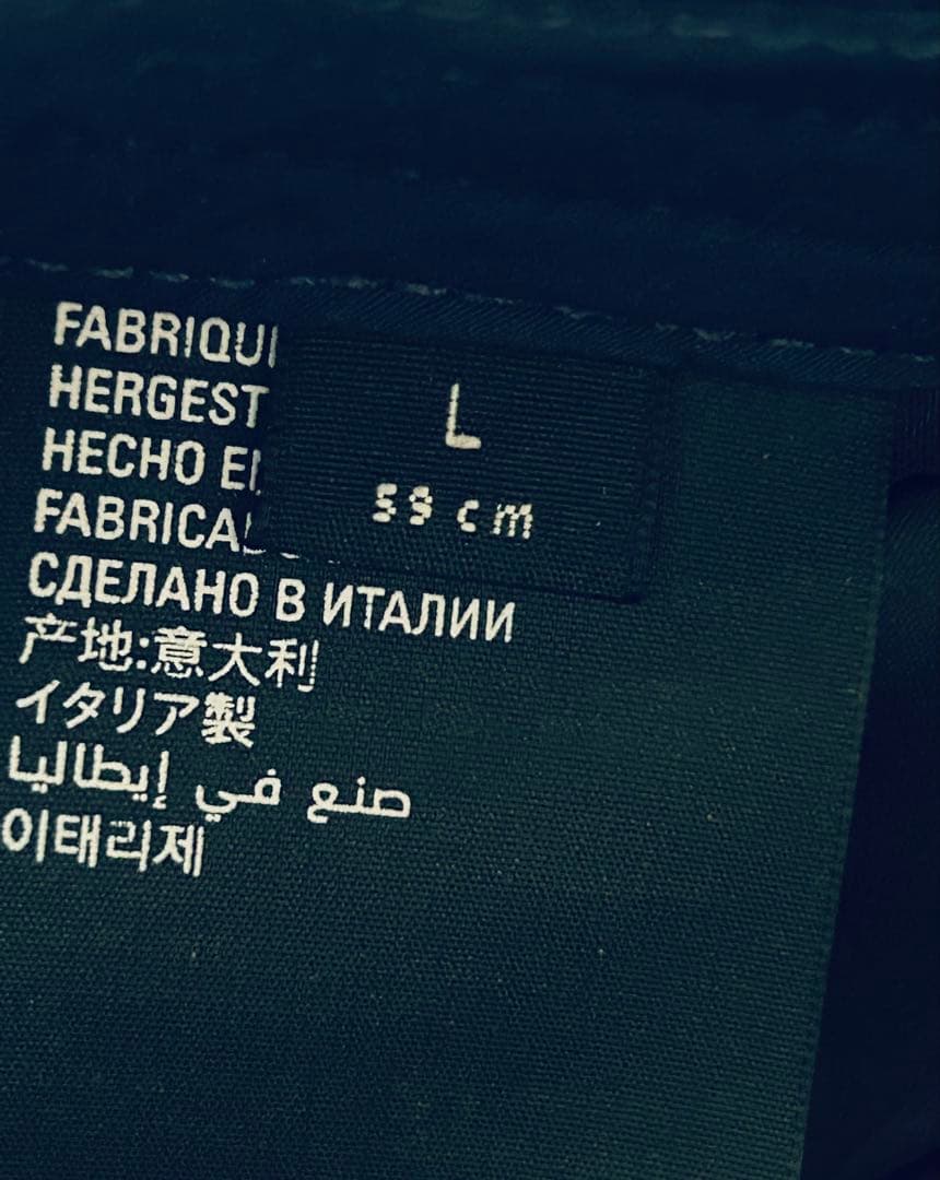 BALENCIAGA ノッチトラックスーツベースボールキャップ/ダークネイビー