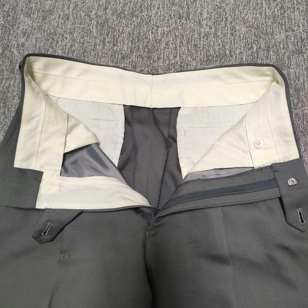 vintage スーツ ダブル セットアップ 5点セット ボックスシルエット